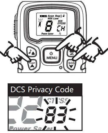 DCS Privacy Codes