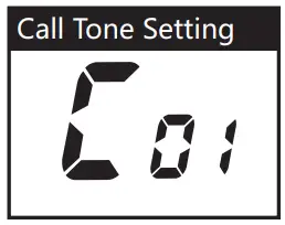 Call Tone Settings