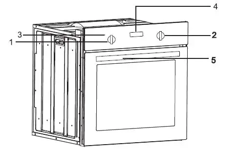 ARTUSI AO676B 60cm Electric Built-In Oven fig-1