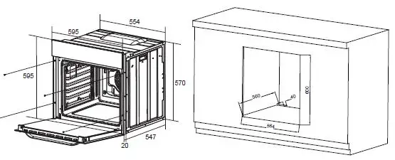 ARTUSI AO676B 60cm Electric Built-In Oven fig-4