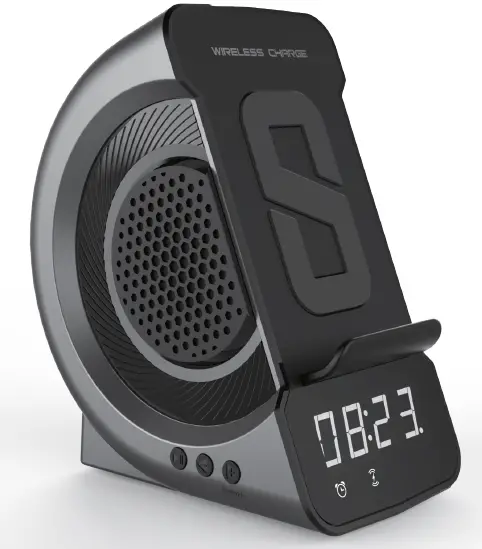 SUNSKY WD-200 Wireless Charging Clock Speaker