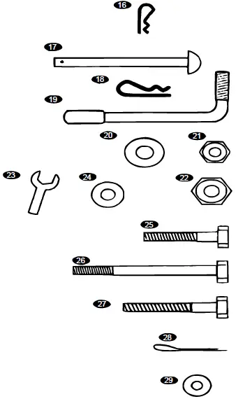 Tools and fixation pieces for assembly