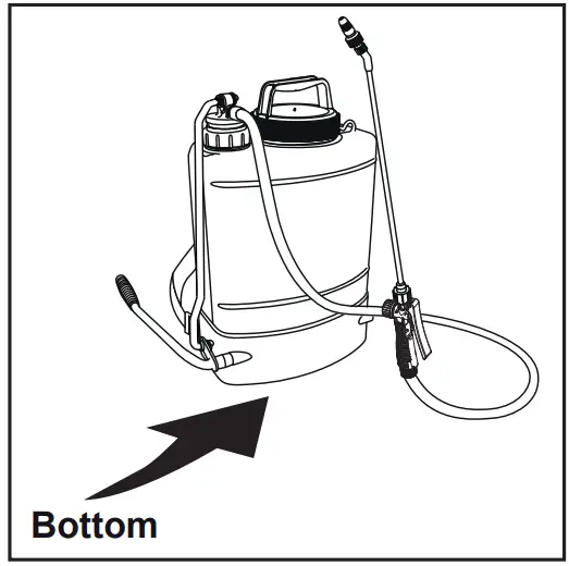 ECHO MS-5010BP 5 Gallon Backpack Manual Sprayer - 1