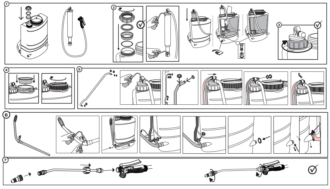 ECHO MS-5010BP 5 Gallon Backpack Manual Sprayer - MAINTENANCE