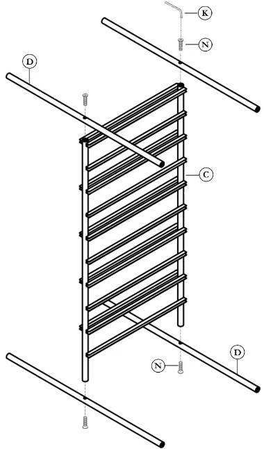 seville classics 15-Drawer Organizer Cart - STEP 2.