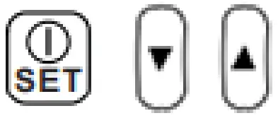 Triplett HS10 Heat Stress Meter Wet Bulb Global - FUNCTION BUTTONS