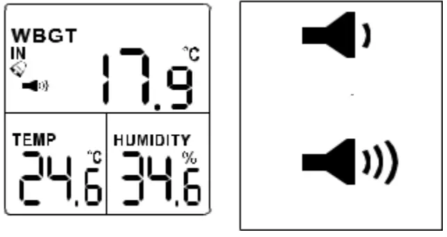 Triplett HS10 Heat Stress Meter Wet Bulb Global - LCD DISPLAY DESCRIPTION3