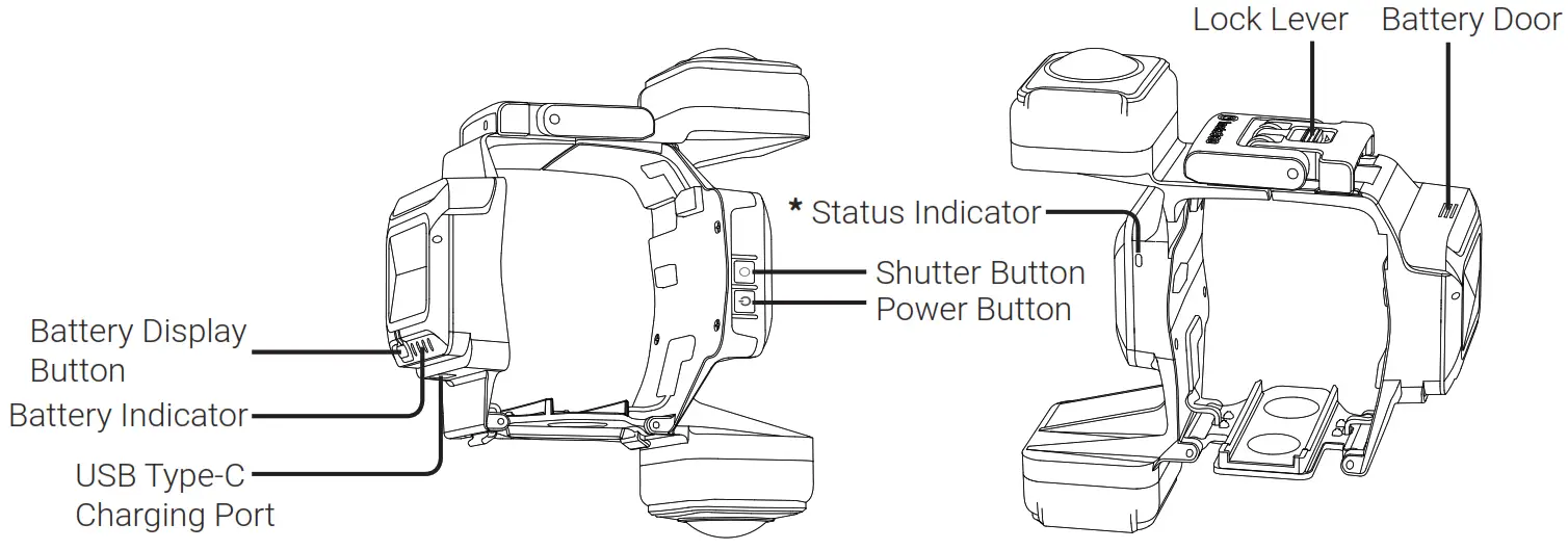 Insta360 CINSTAW Sphere Invisible Drone 360 Camera