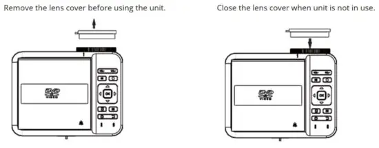 FIG 1 REMOVING THE LENS COVER