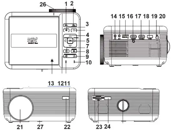 FIG 15 PROJECTOR DIAGRAM