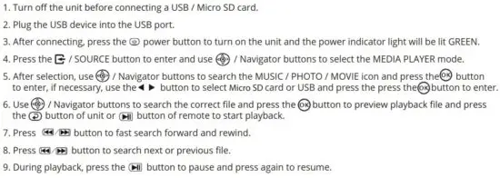 FIG 23 Connect a USB or Micro SD device