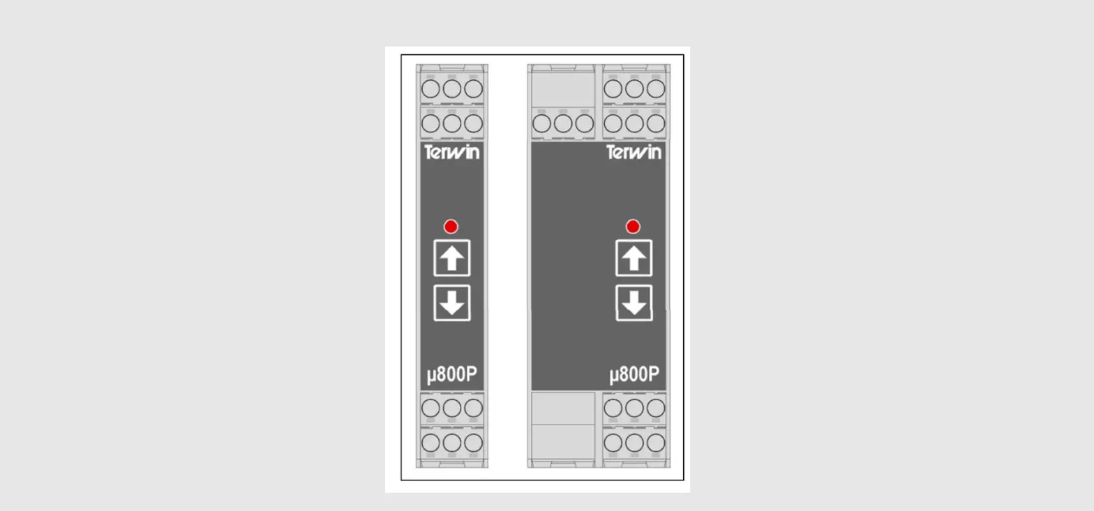 Terwin Μ800p Power Supply / Signal Conditioner Instruction Manual Terwin Μ800p Power Supply / Signal Conditioner Instruction Manual