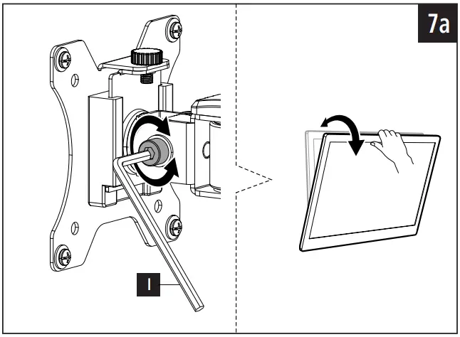 00118493 Full Motion Dual Monitor Arm Assembly illustration