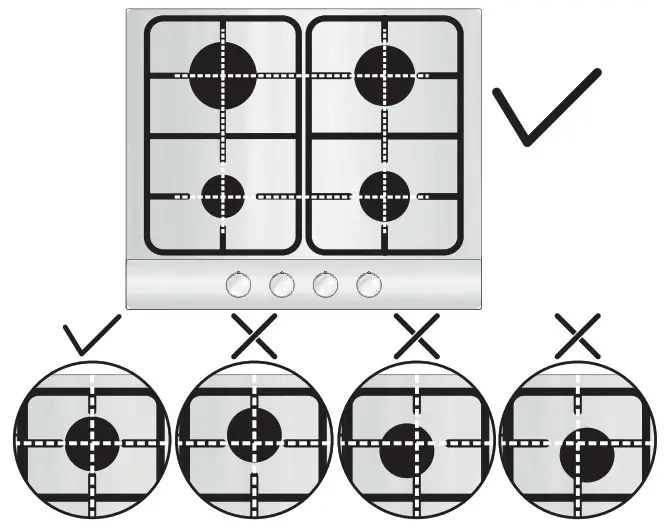 HOOVER HOBS Instruction- USE OF HOB - USER INSTRUCTIONS