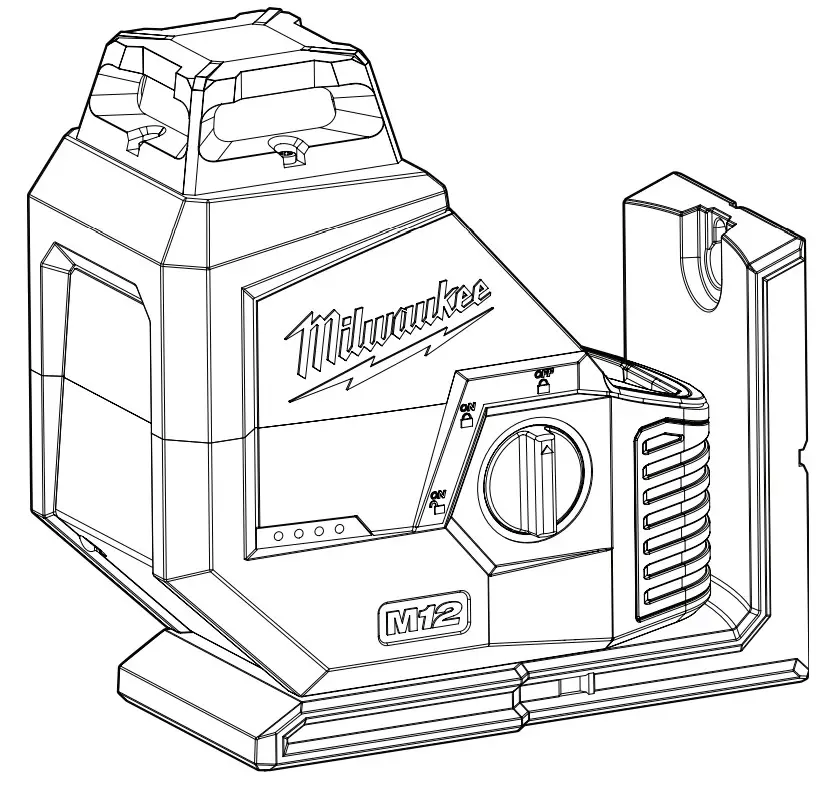 milwaukee M12SPL0C M12 Green 360 Degree Single Plane Laser