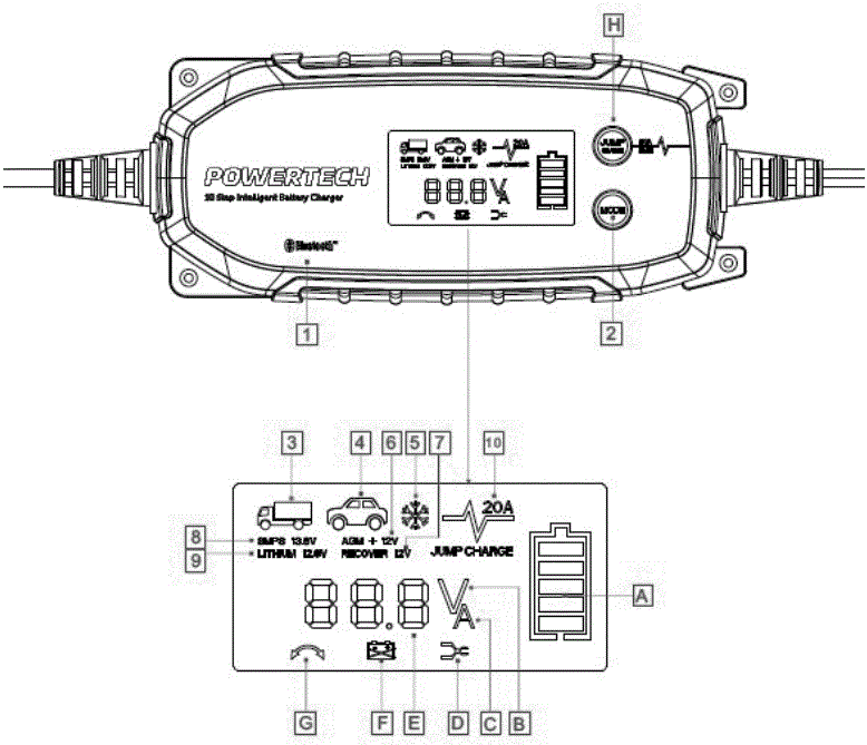 POWERTECH-MB3908-10-Step-Bluetooth-Intelligent-Lead-Acid-and-Lithium-Battery-Charger-fig-2