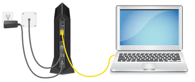 Nighthawk Multi-Gig Cable Modem - Set Up the Hardware