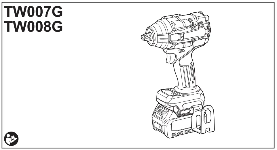 makita TW007G TW008G Cordless Impact Wrench