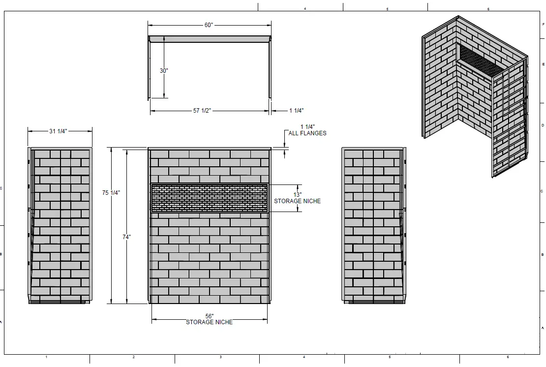 Lowe s LOW-5100-00 Shower Wall Surround FIG (1)