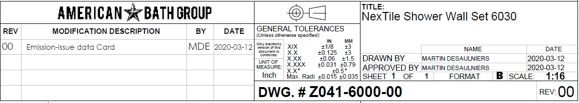 Lowe s LOW-5100-00 Shower Wall Surround FIG (2)