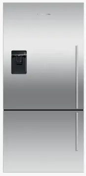 FISHER PAYKEL RF522BRXFDU5 Freestanding Refrigerator Freezer, 79cm, 494L, Ice & Water