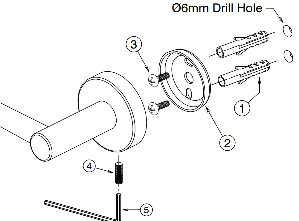 SOUL 8541796279 Hand Towel Ring Matte White fig