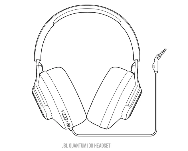 JBL quantum100 headset
