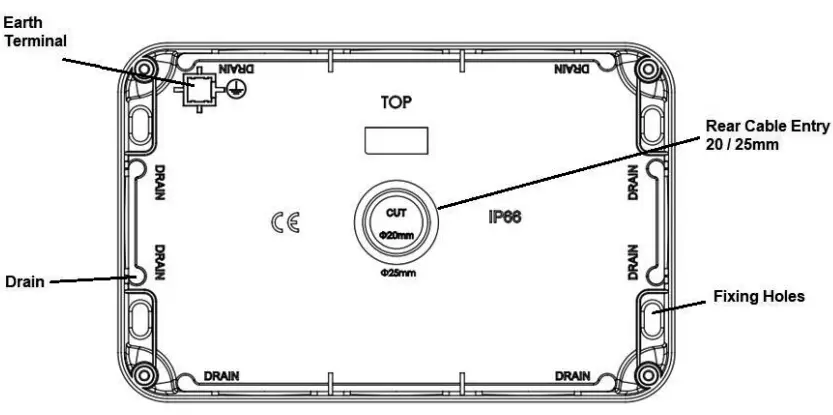 Knightsbridge OP9R Remote Controlled IP66 13A 2G Outdoor Socket fig (2)