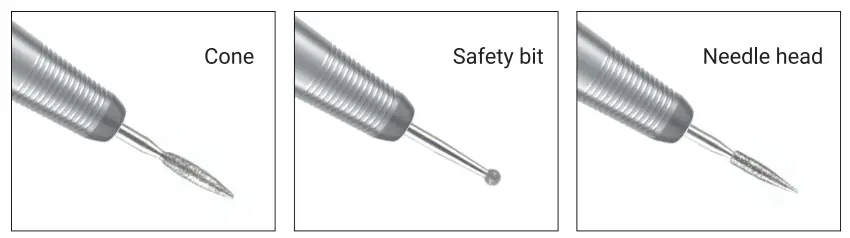 melodySusie M Series Rechargeable Nail Drill - Bits