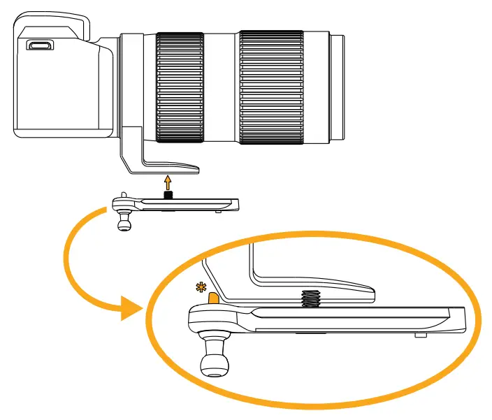 SPIDER PRO Camera Holster - LENS COLLAR PLATE V2