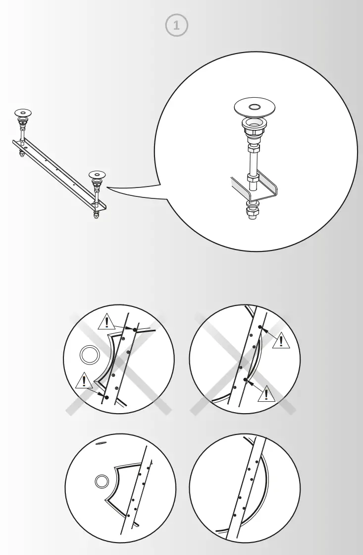 cersanit P WP SMARTx170 LNL 170x80 Acrylic Bath - fig 1