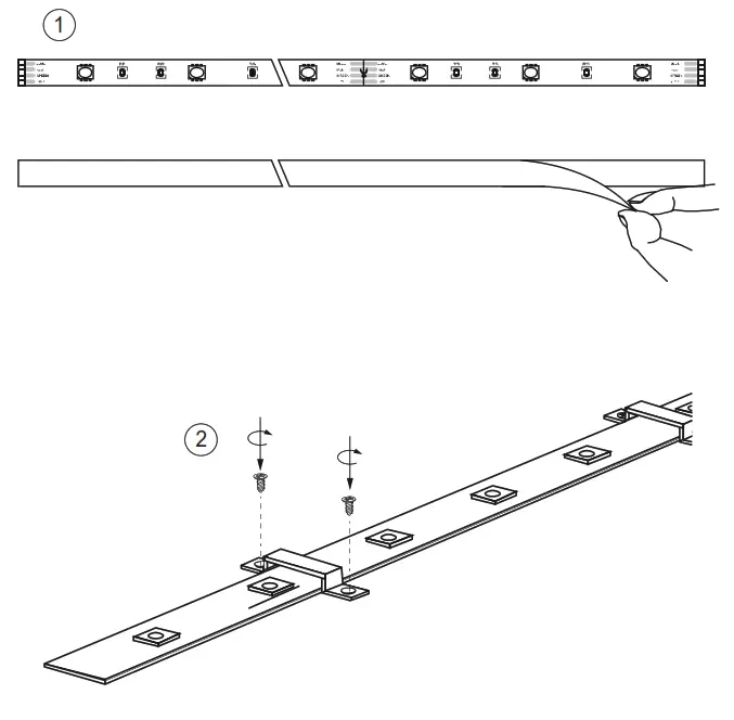 Paul Neuhaus 1205-70 LED RGB Dimmable Strip TEANIA - figar3