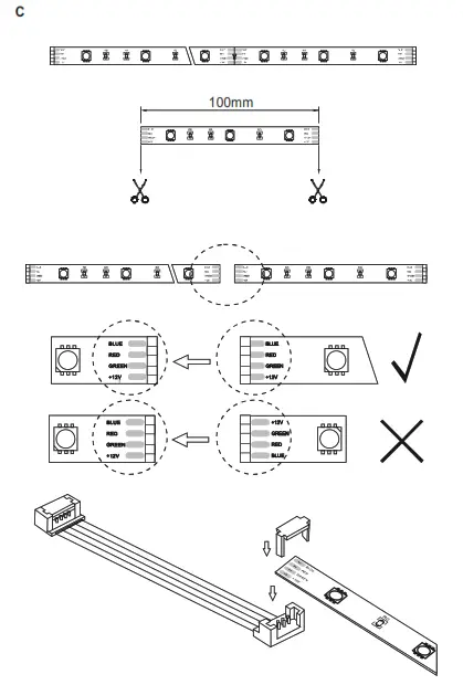 Paul Neuhaus 1205-70 LED RGB Dimmable Strip TEANIA - figar4