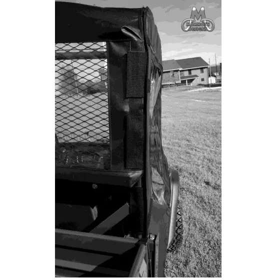 FALCON RIDGE KU-X900-FC05 Full Cab Fits Lexan Windshield - Figure 10