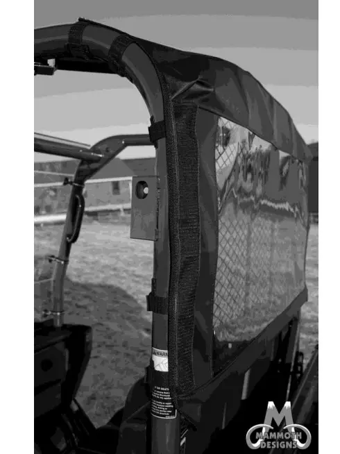 FALCON RIDGE KU-X900-FC05 Full Cab Fits Lexan Windshield - Figure 4