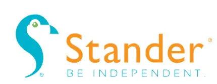 STANDER 1100 Security Pole with Curve Grab Bar logo