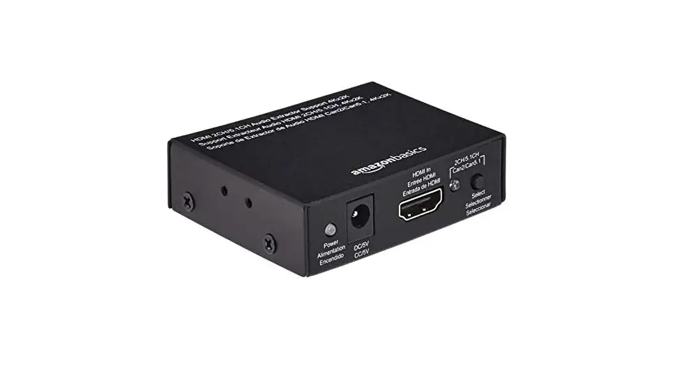 Amazon Basics B07krwyn4r Hdmi To Hdmi Audio Converter Extractor User Manual