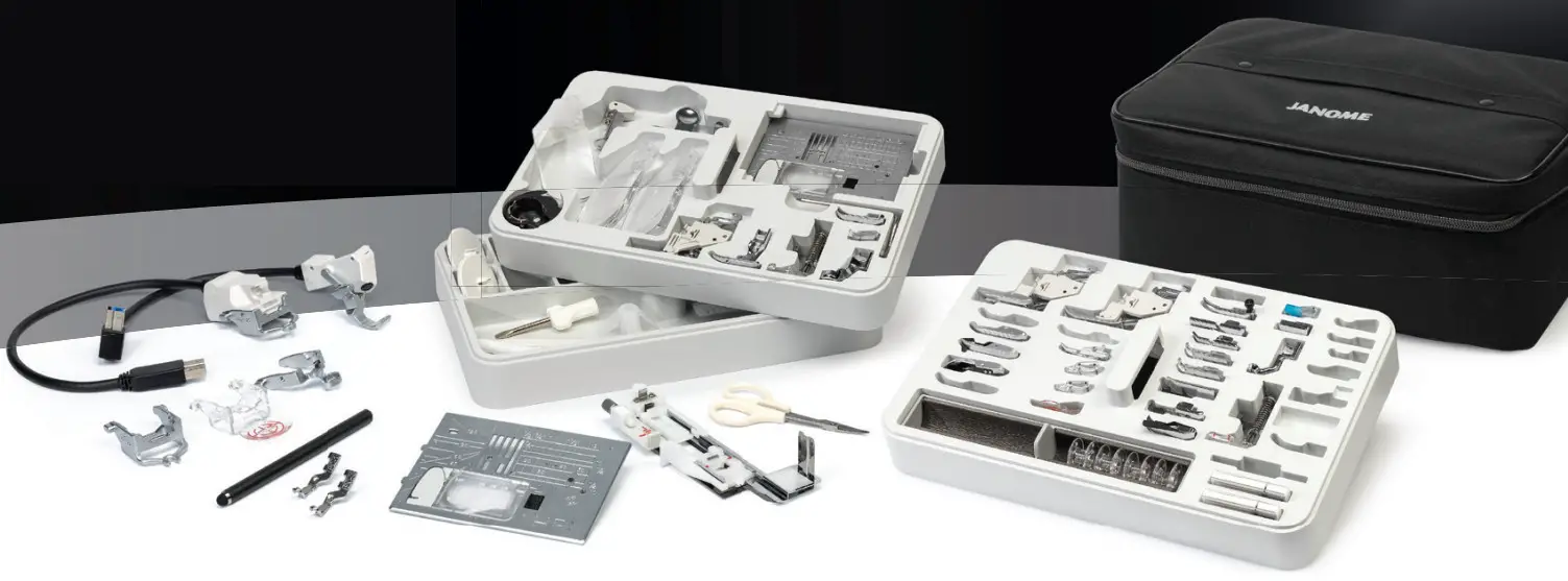 JANOME Continental M17 Sewing and Embroidery Machine -