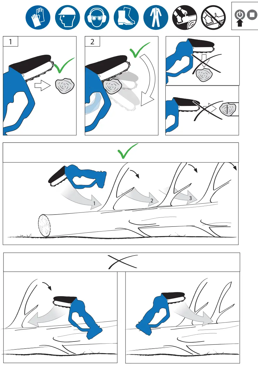 Gude MK 18 201 05 Mini Cordless Chainsaw-fig10