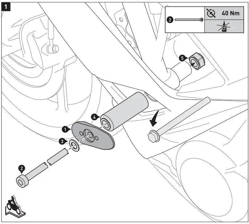 SW-MOTECH STP.08.590.11401-B Reliable Frame Sliders - 2
