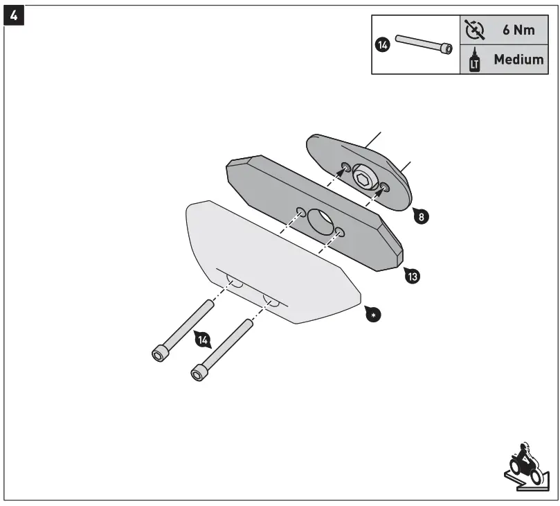 SW-MOTECH STP.08.590.11401-B Reliable Frame Sliders - 5