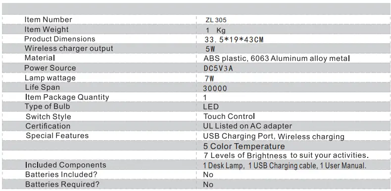Lamps ZL305 LED Desk Lamp-FIG4