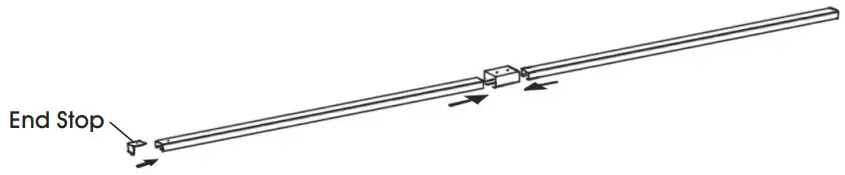 ULINE Industrial Curtain Walls - Affix an End Stop