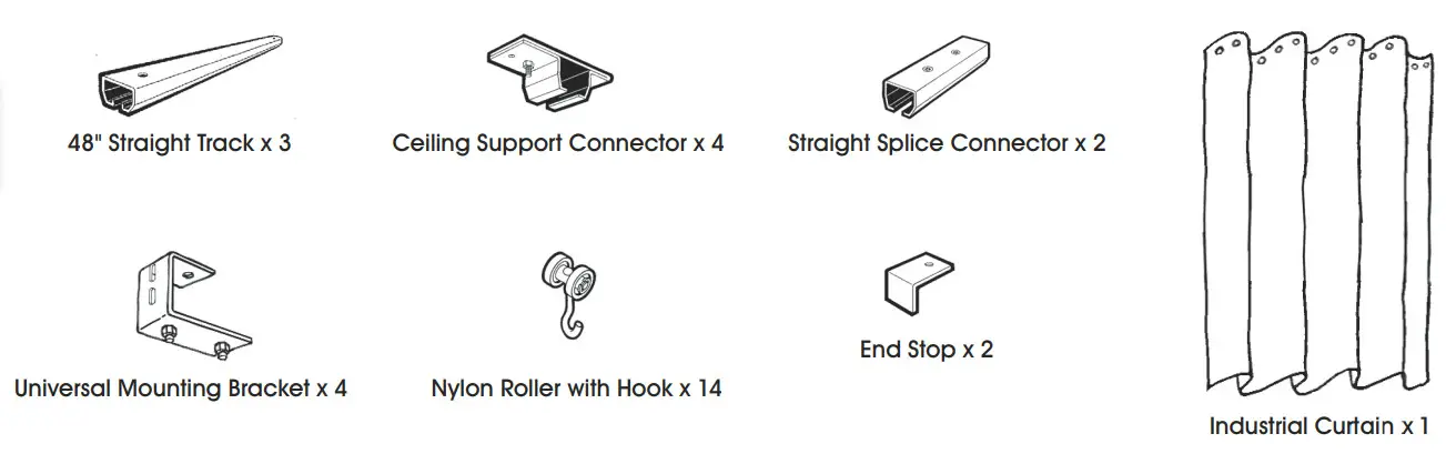 ULINE Industrial Curtain Walls - parts