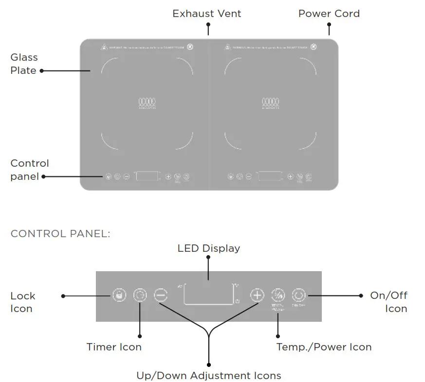 GASTRORAG IP-34DOUBLE Induction cooker - Product
