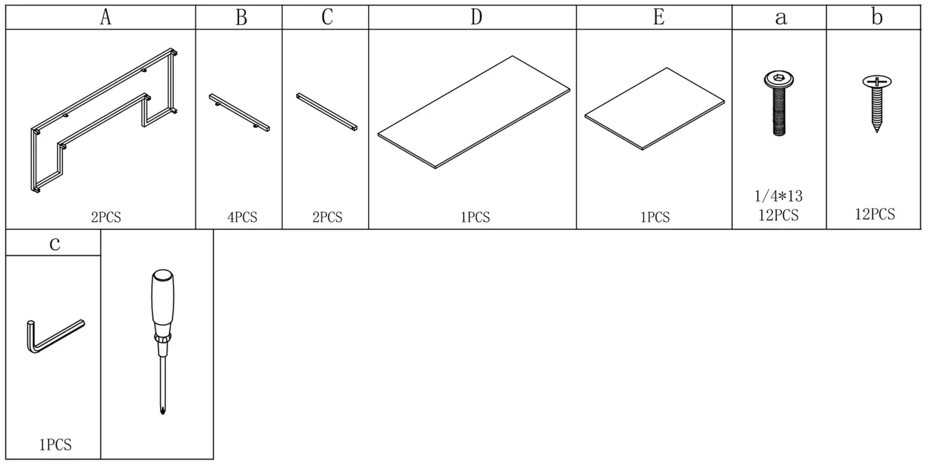 ANBAZAR 02414ANNA B Rectangle Wood Top Coffee Table-fig1
