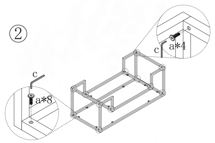 ANBAZAR 02414ANNA B Rectangle Wood Top Coffee Table-fig3