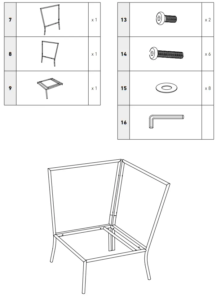RUSTA ANDORRA Lounge sofa- fig8