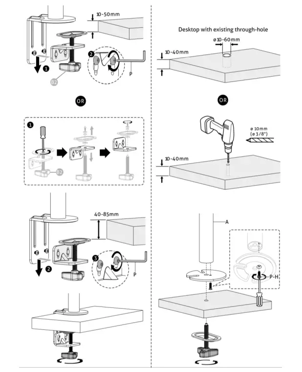 audizio-MAD30-Triple-Monitor-Arm-17-32-FIG3