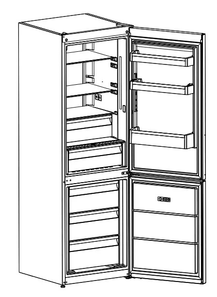 Cylinda KF1385LFVF Refrigerator freezer - fig 12